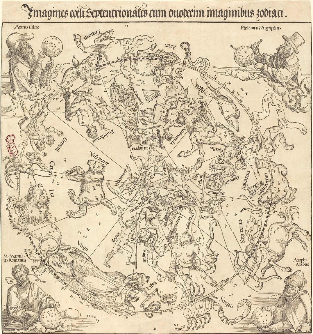 A.Dürer: Der nördliche Tierkreis © by GNU