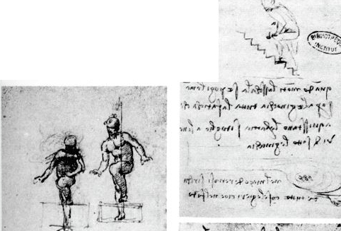 Haltungsstudien © in Da Vinci: op.cit.
